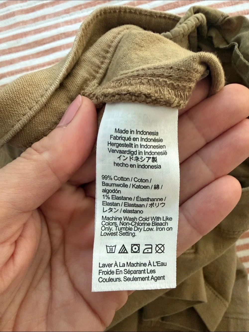 Madewell Olive Khaki Green High-Waist Casual Shorts, size 29